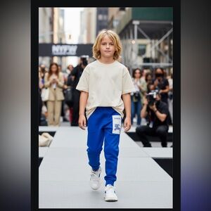 NWT- Burberry Cotton Jogging Pants 6Y